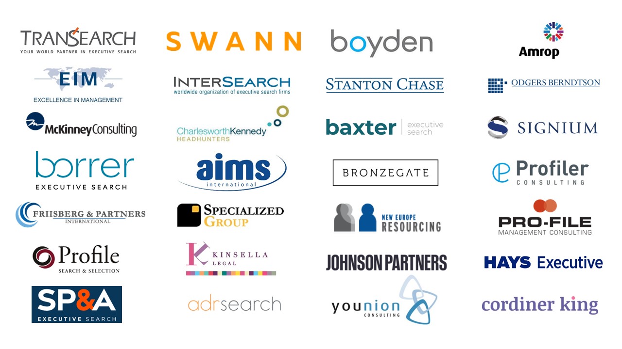 Some of the many Executive Search firms using FileFinder Executive Search Software